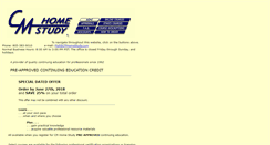 Desktop Screenshot of cmhomestudy.com